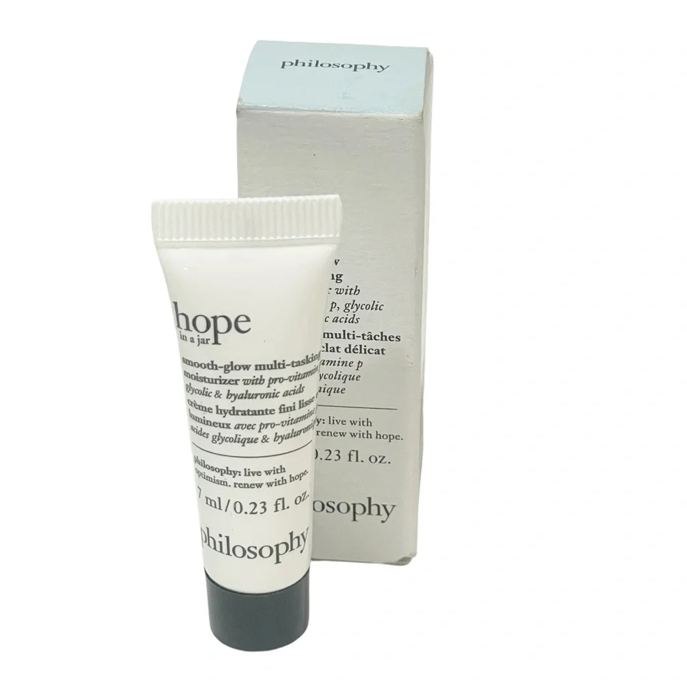 Philosophy Hope in a Jar Smooth Glow Multi-Tasking Moisturizer‎ 7ml Travel New
